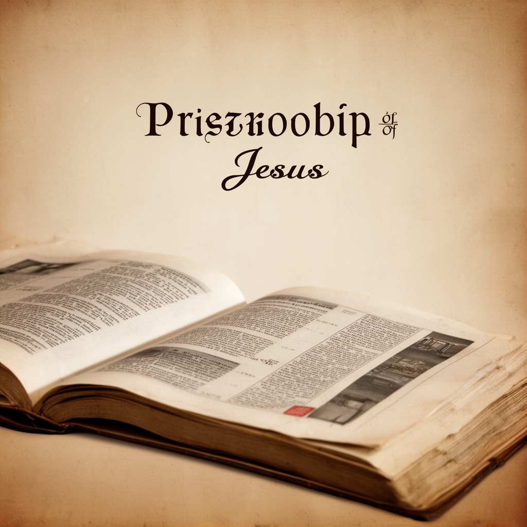 AI-generated illustration of Priesthood of Jesus