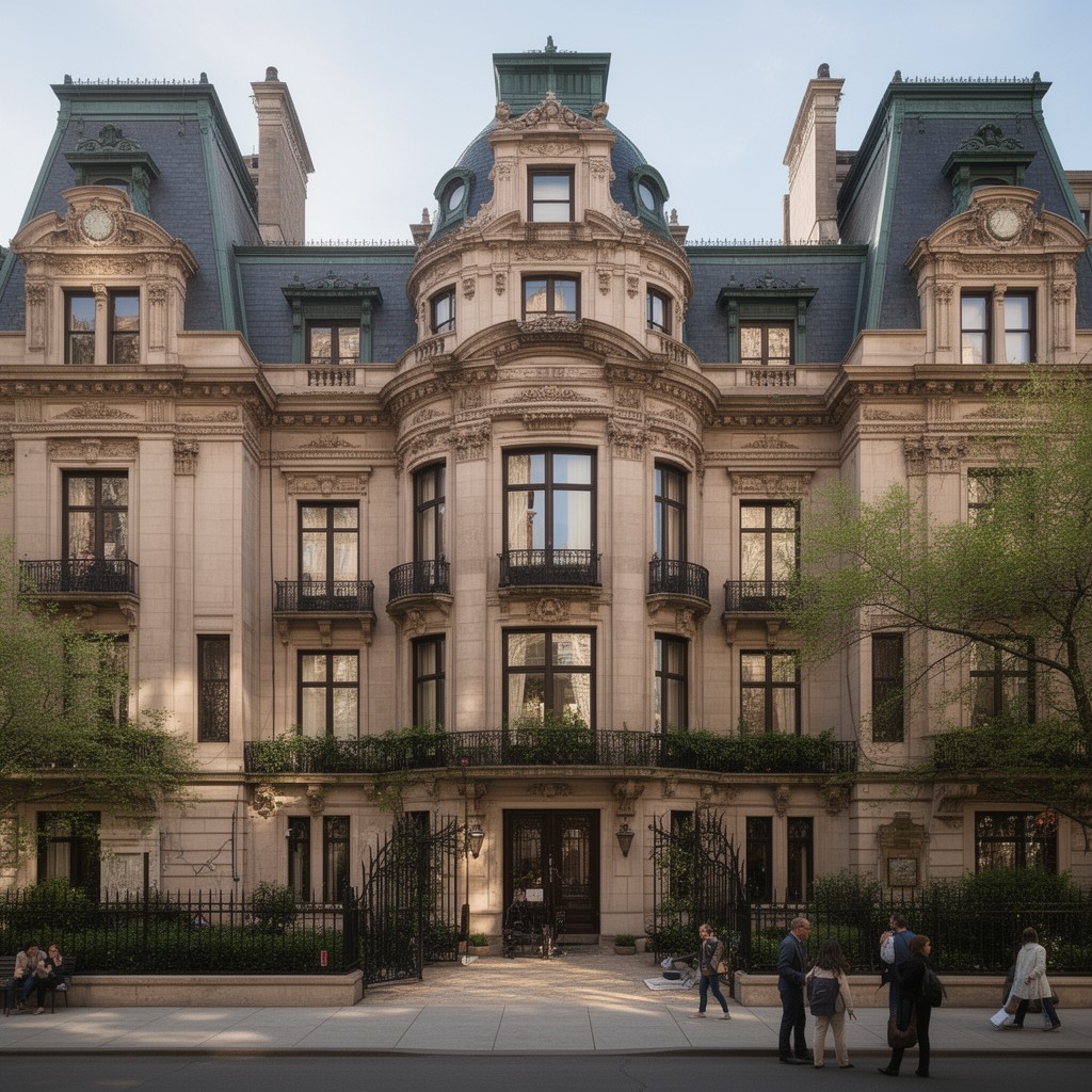 AI-generated illustration of Andrew Carnegie Mansion