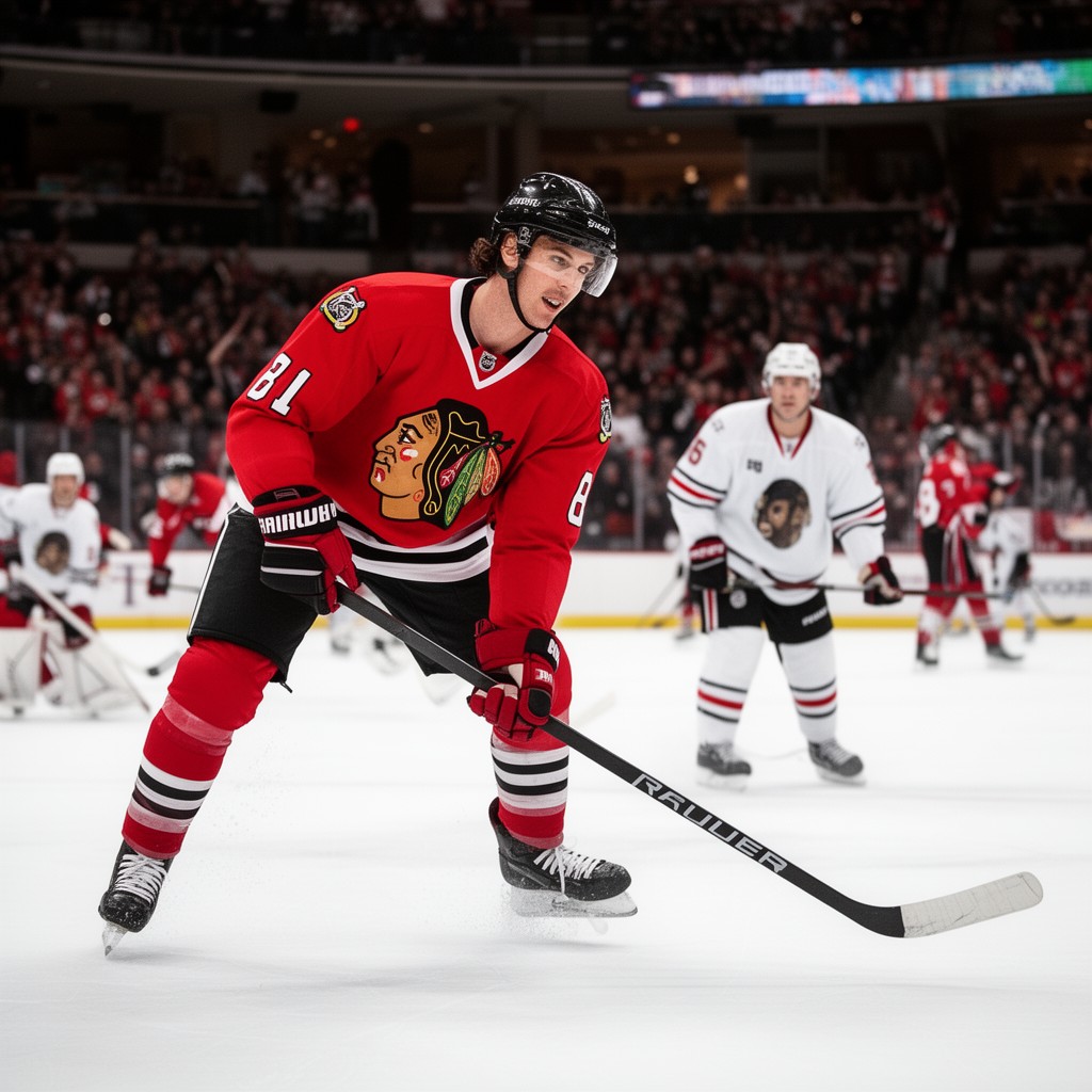AI-generated illustration of Chicago Blackhawks