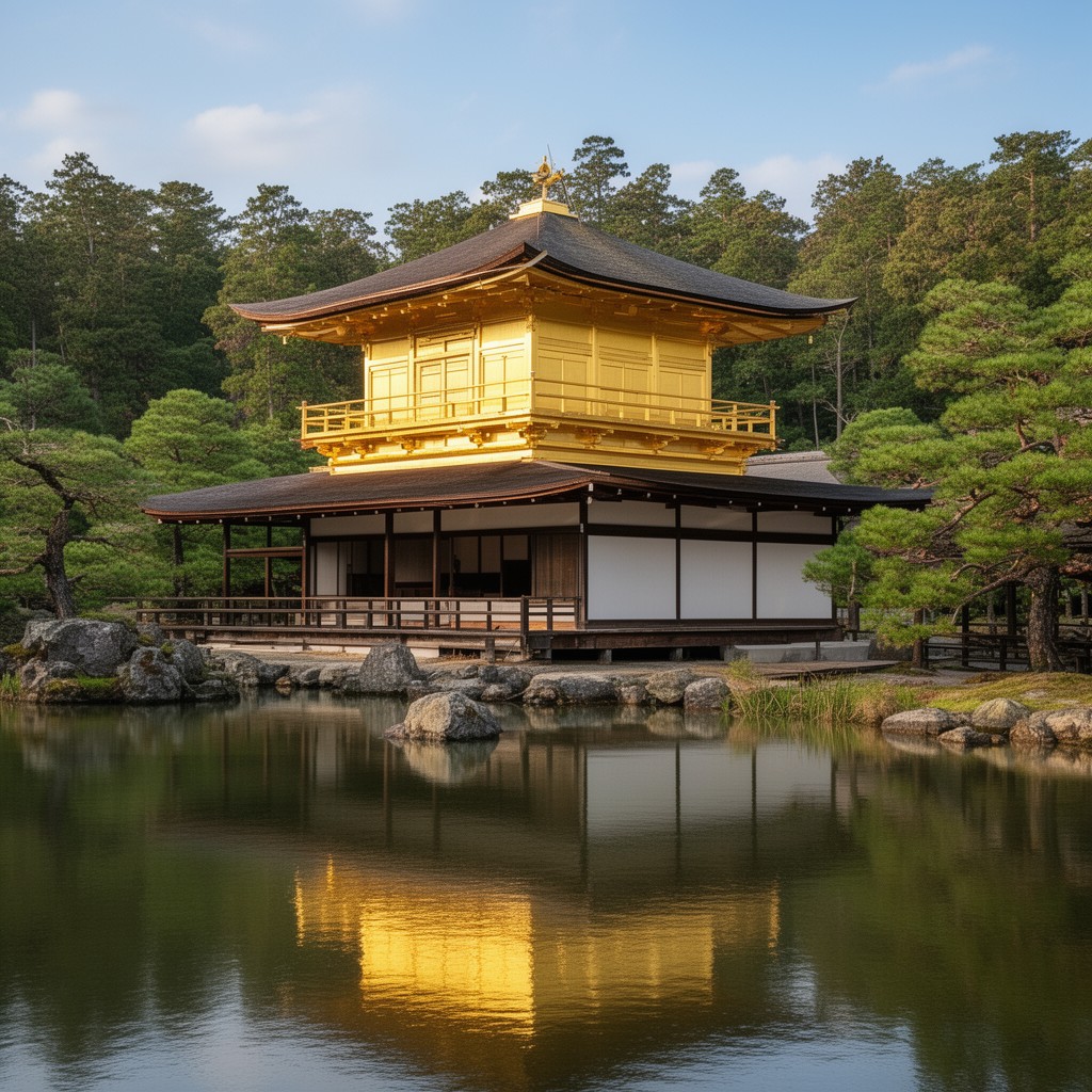 AI-generated illustration of Kinkaku-ji