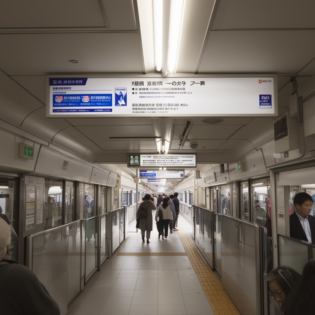 AI-generated illustration of Kyoto Municipal Subway