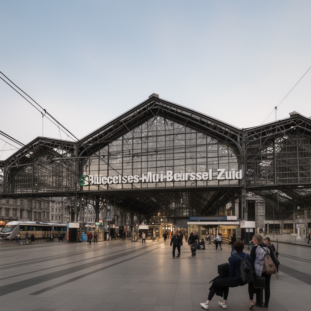 AI-generated illustration of Bruxelles-Midi / Brussel-Zuid