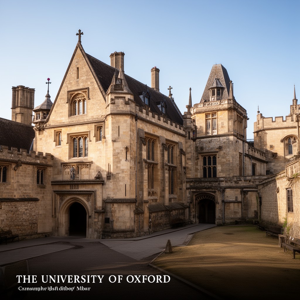 AI-generated illustration of University of Oxford