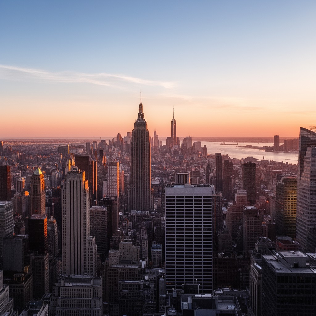 AI-generated illustration of New York