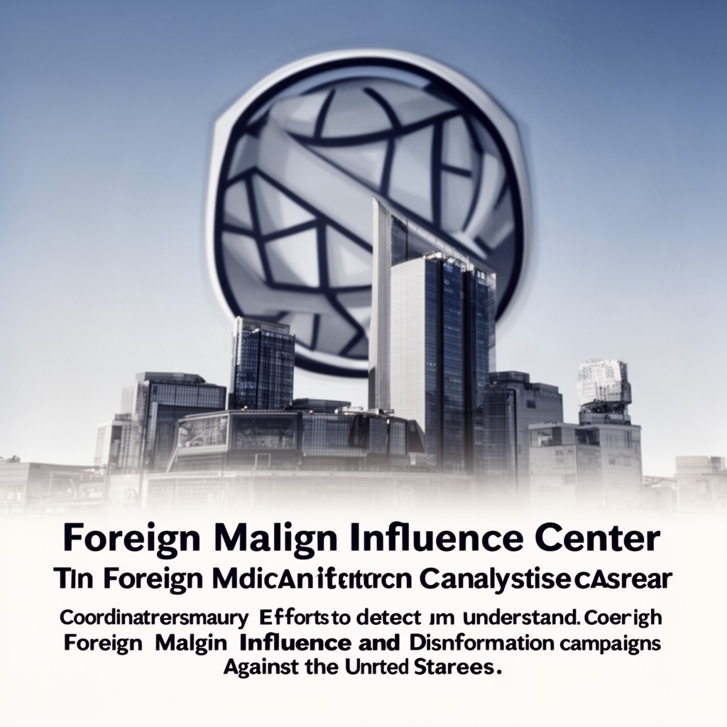 AI-generated illustration of Foreign Malign Influence Center