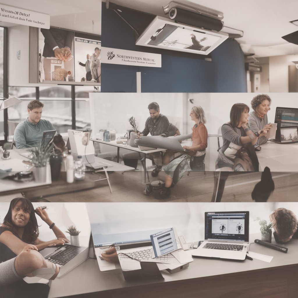 AI-generated illustration of Northwestern Mutual