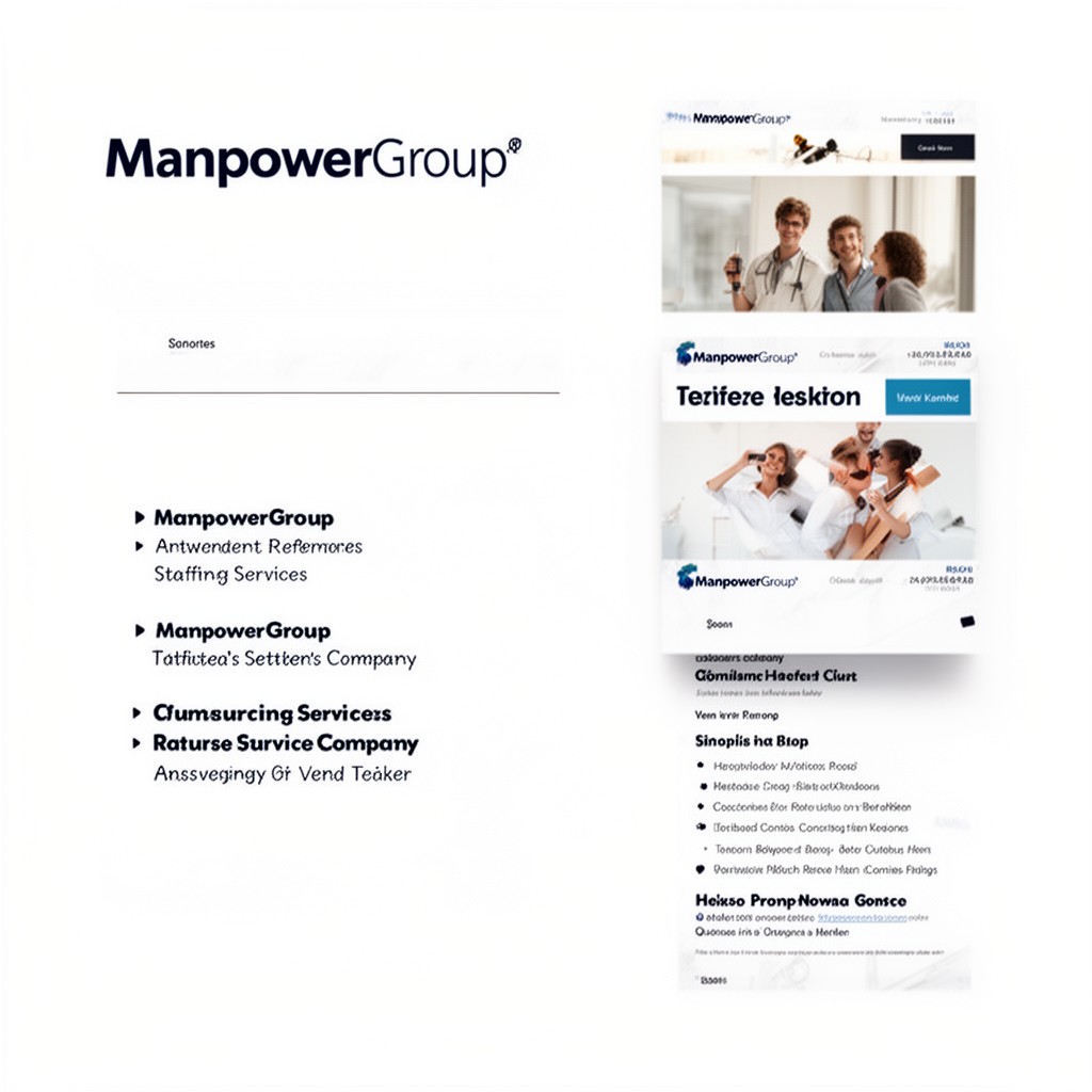 AI-generated illustration of ManpowerGroup
