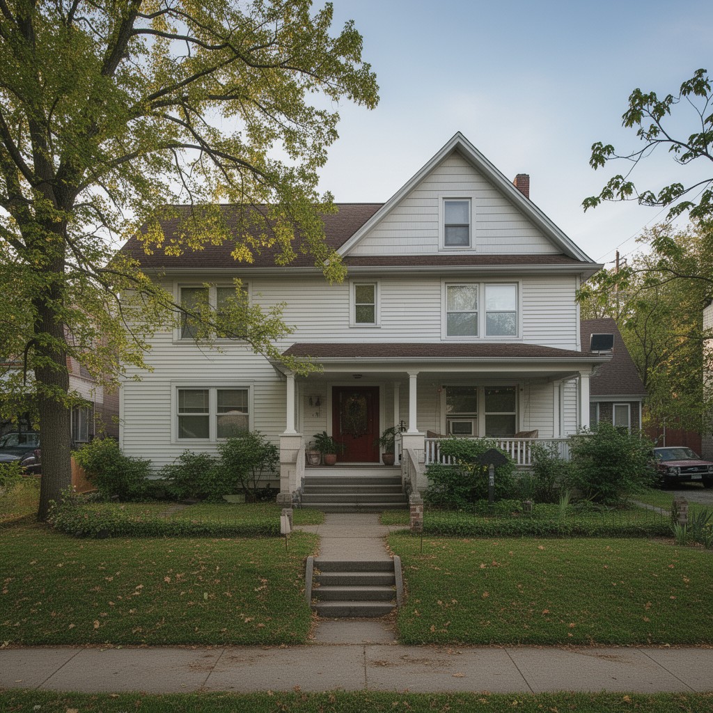 AI-generated illustration of Jackson family home