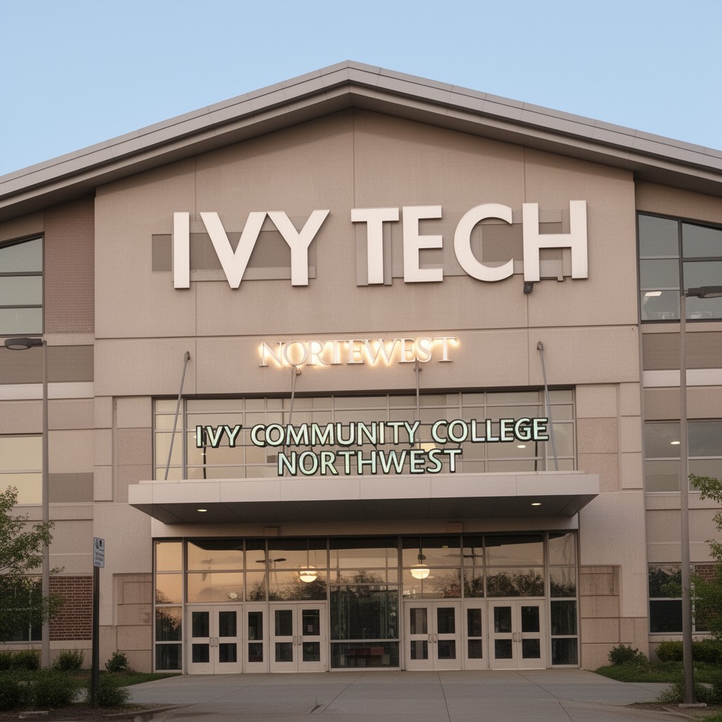 AI-generated illustration of Ivy Tech Community College Northwest