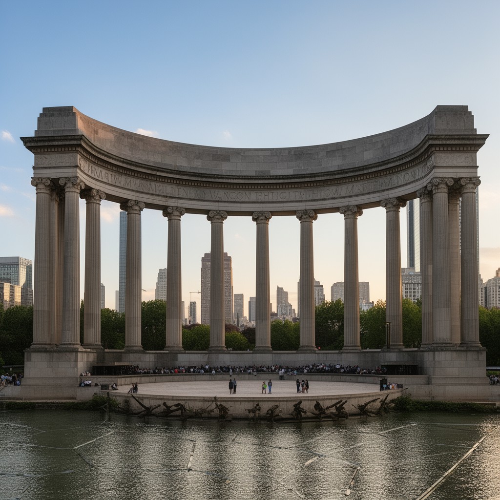 AI-generated illustration of Millennium Monument