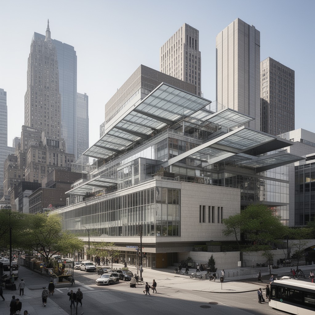 AI-generated illustration of HBRA Architects
