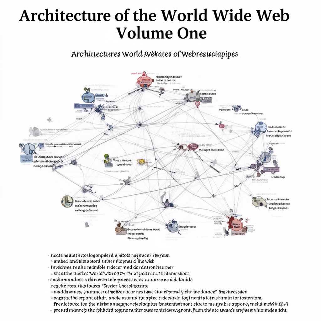 AI-generated illustration of Architecture of the World Wide Web, Volume One