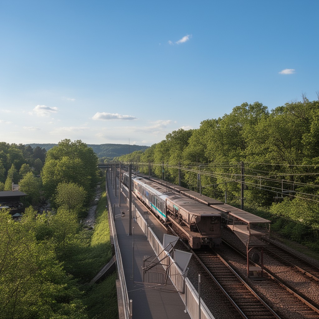 AI-generated illustration of MARC Brunswick Line