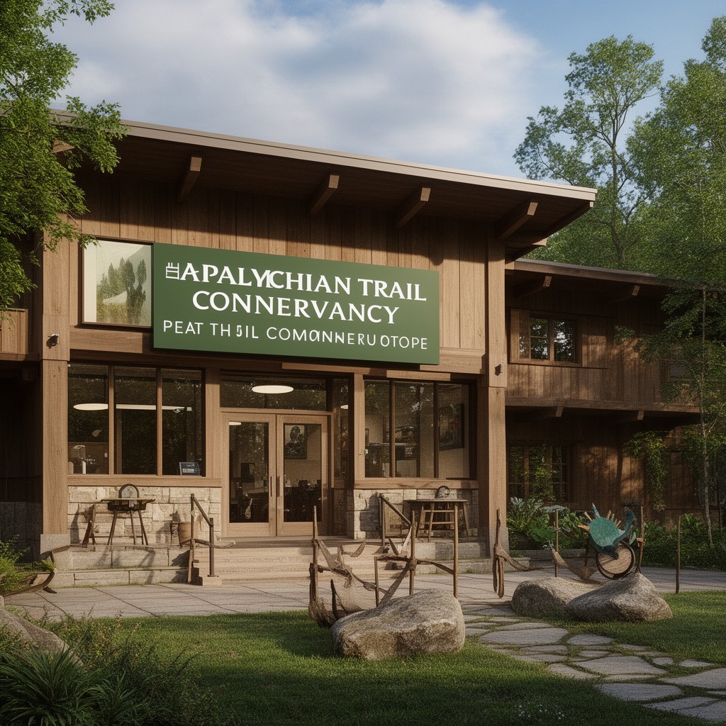 AI-generated illustration of Appalachian Trail Conservancy headquarters
