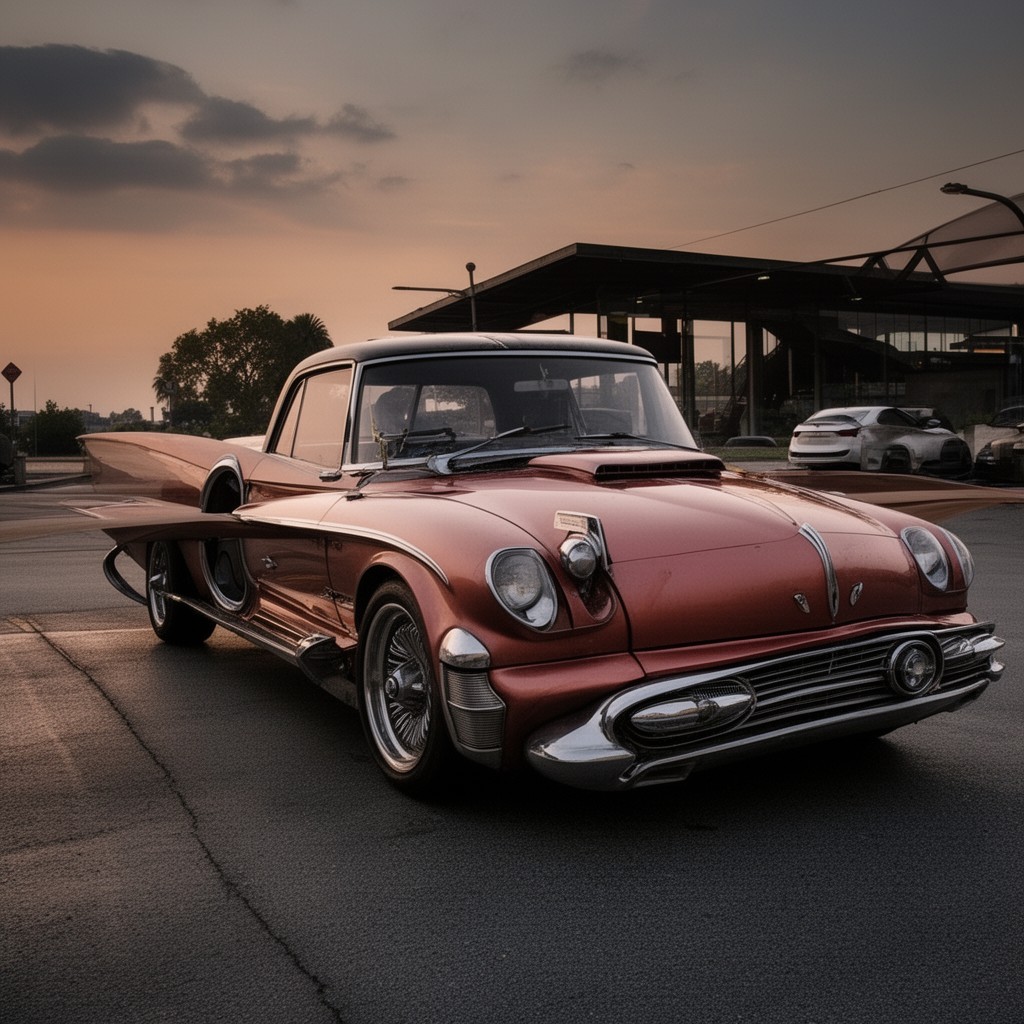 AI-generated illustration of Pontiac Bonneville