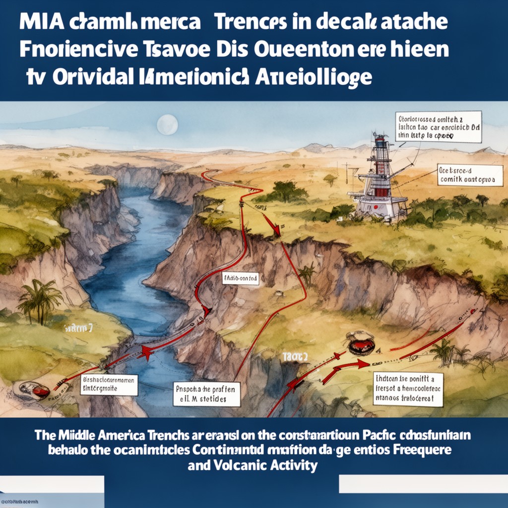 AI-generated illustration of Middle America Trench