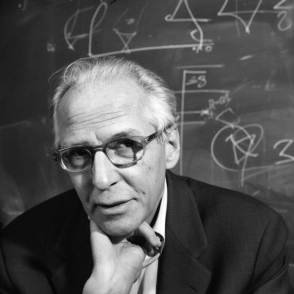 AI-generated illustration of Israel Gelfand