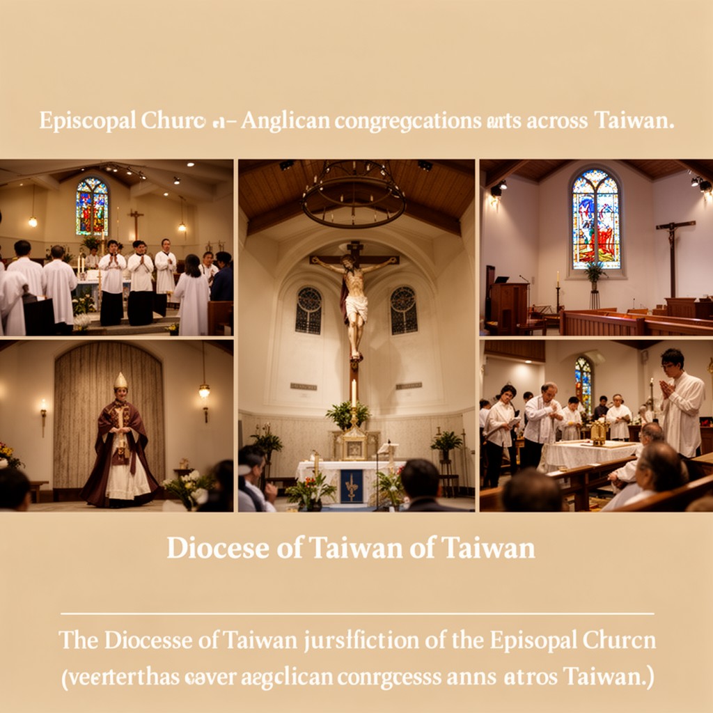 AI-generated illustration of Diocese of Taiwan