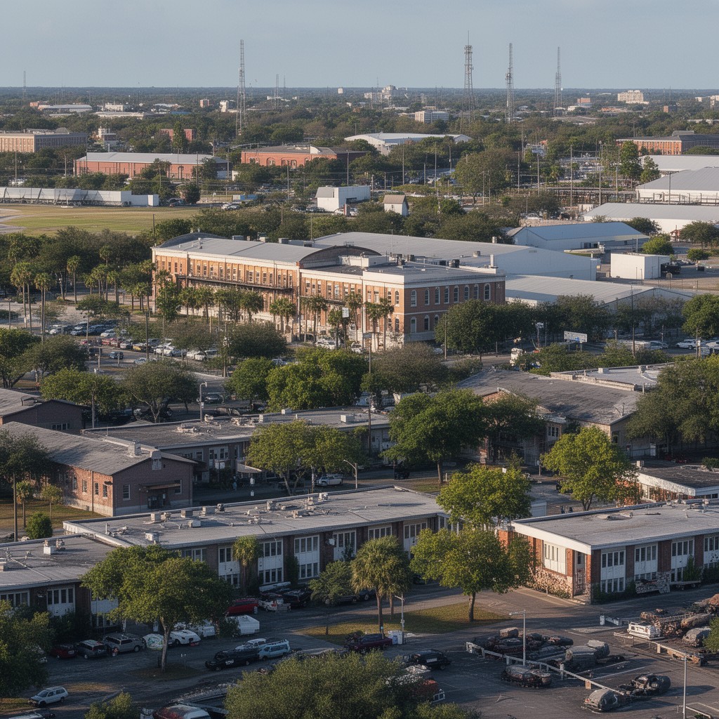 AI-generated illustration of Marine Corps Support Facility New Orleans