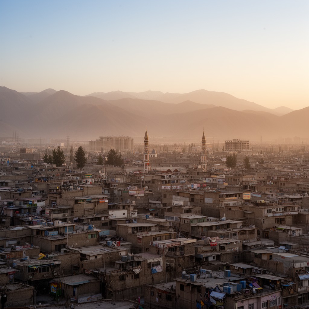 AI-generated illustration of Kabul