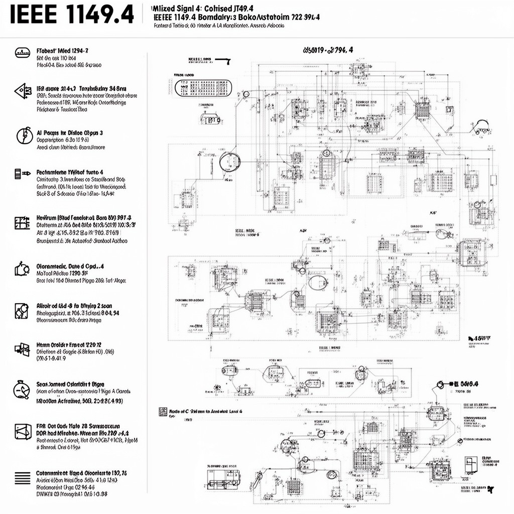 AI-generated illustration of IEEE 1149.4