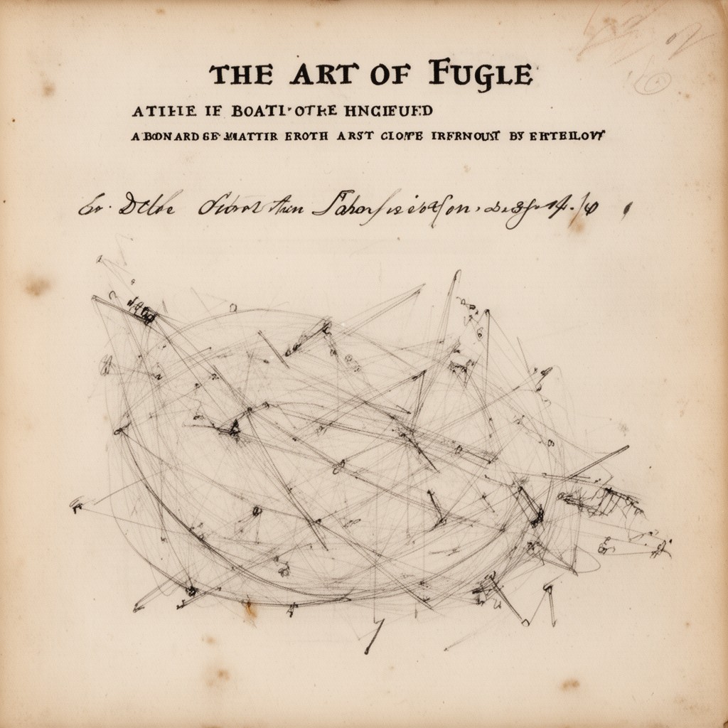 AI-generated illustration of The Art of Fugue