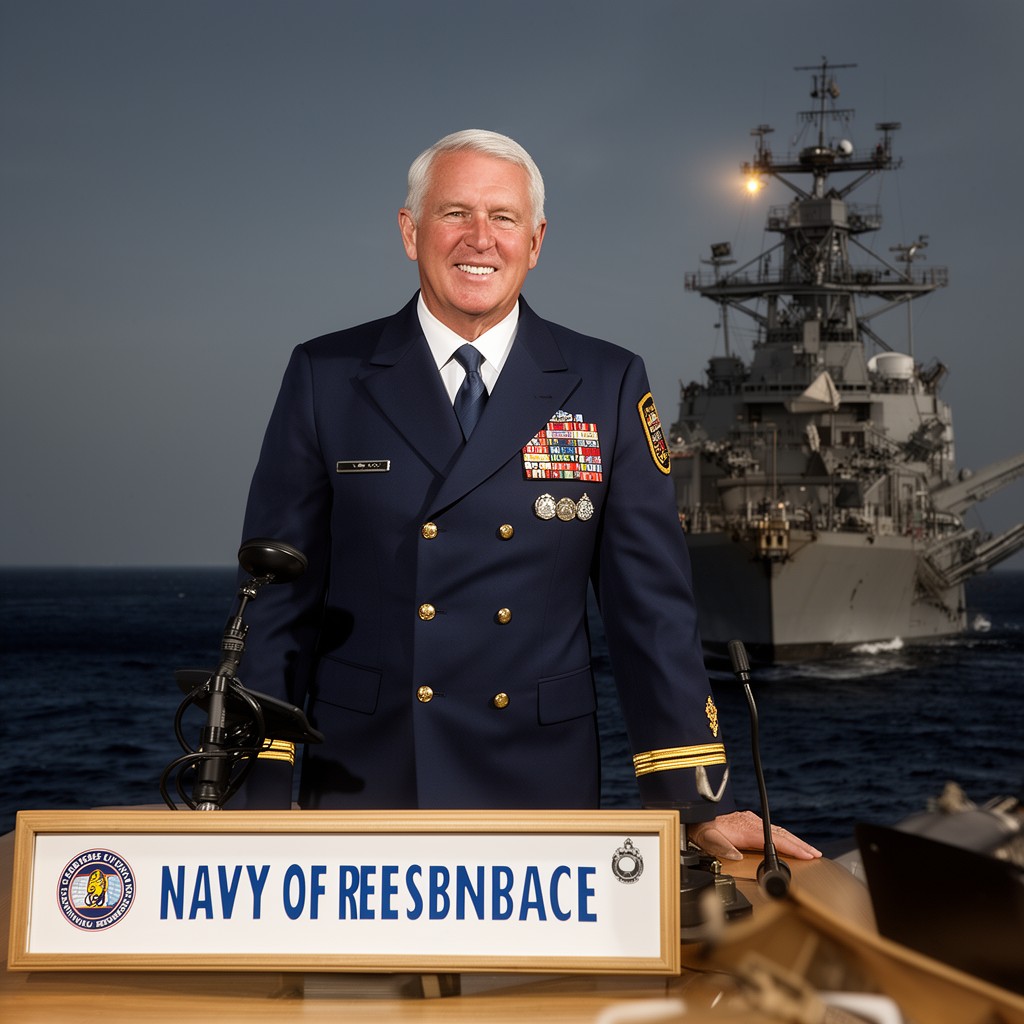 AI-generated illustration of Chief of Navy Reserve