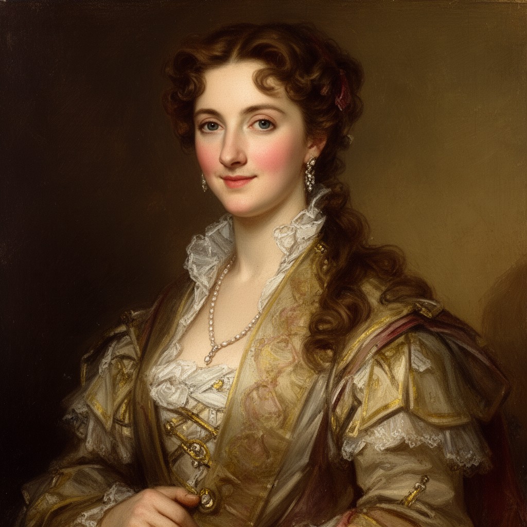 AI-generated illustration of Peggy Shippen