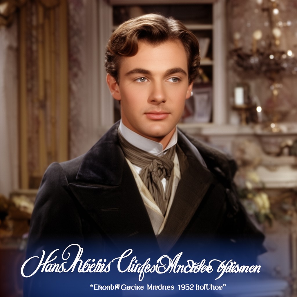 AI-generated illustration of Hans Christian Andersen (1952 film)