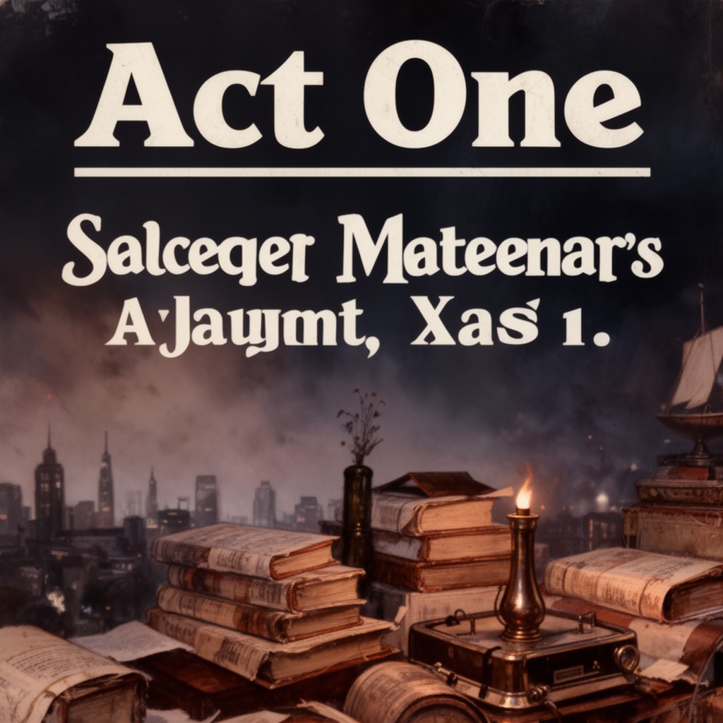 AI-generated illustration of Act One (stage adaptation source)