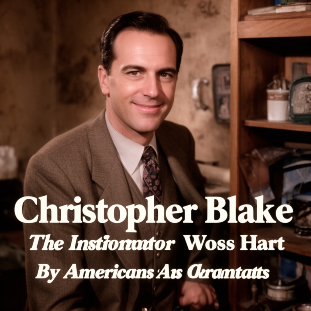 AI-generated illustration of Christopher Blake (play)