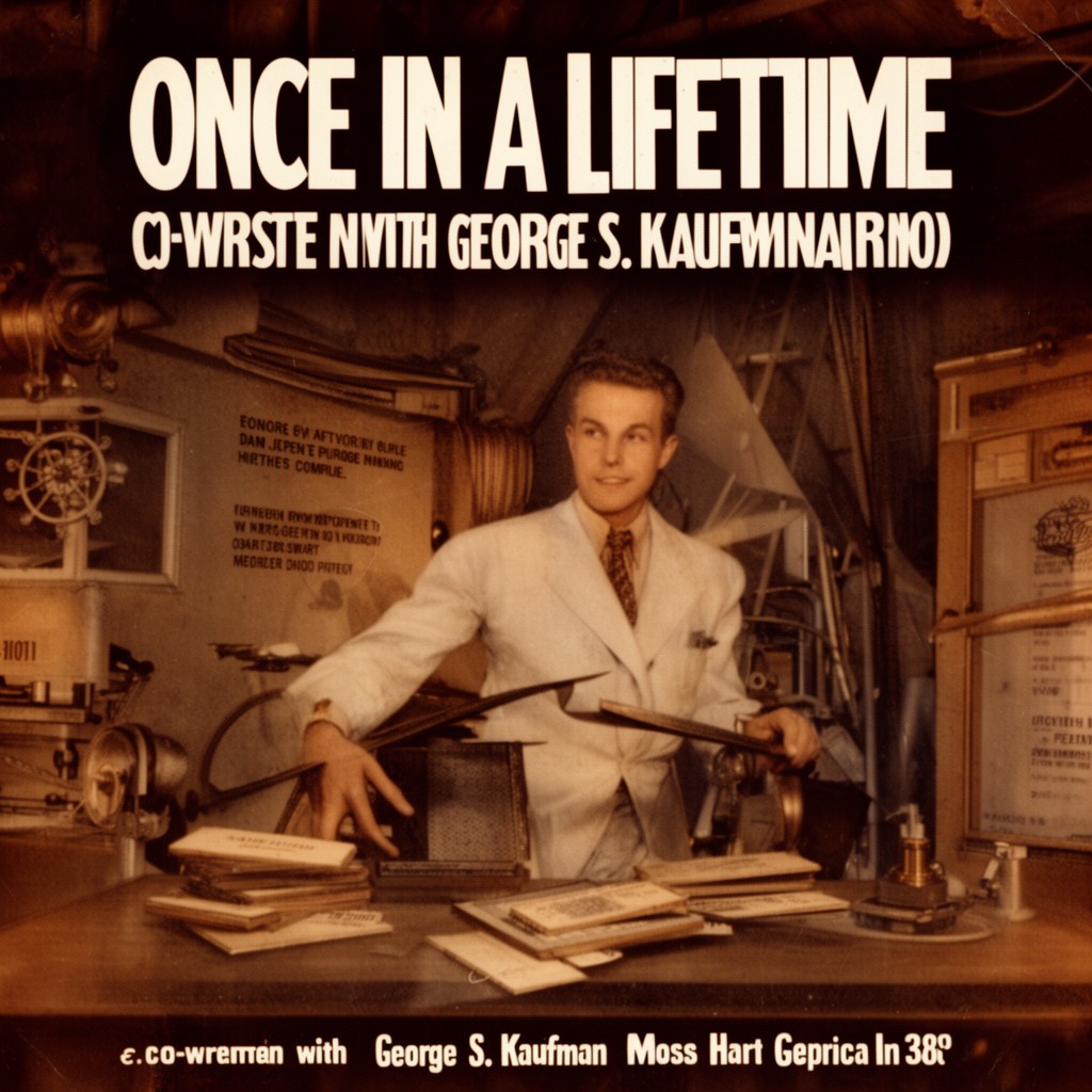 AI-generated illustration of Once in a Lifetime (co-written with George S. Kaufman)
