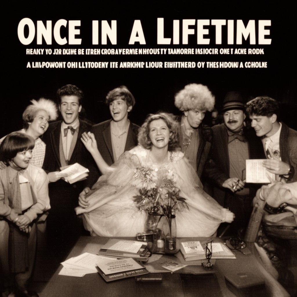 AI-generated illustration of Once in a Lifetime (satire of Hollywood)