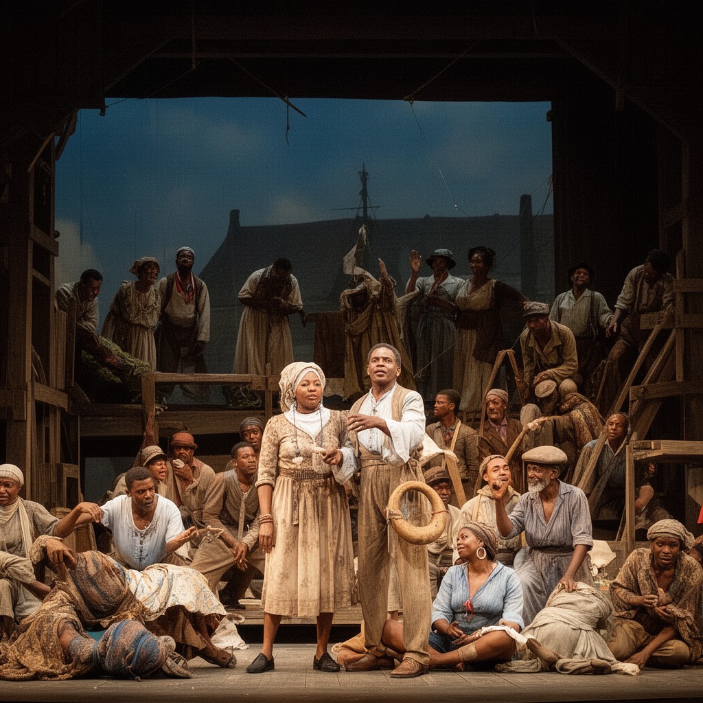 AI-generated illustration of Porgy and Bess