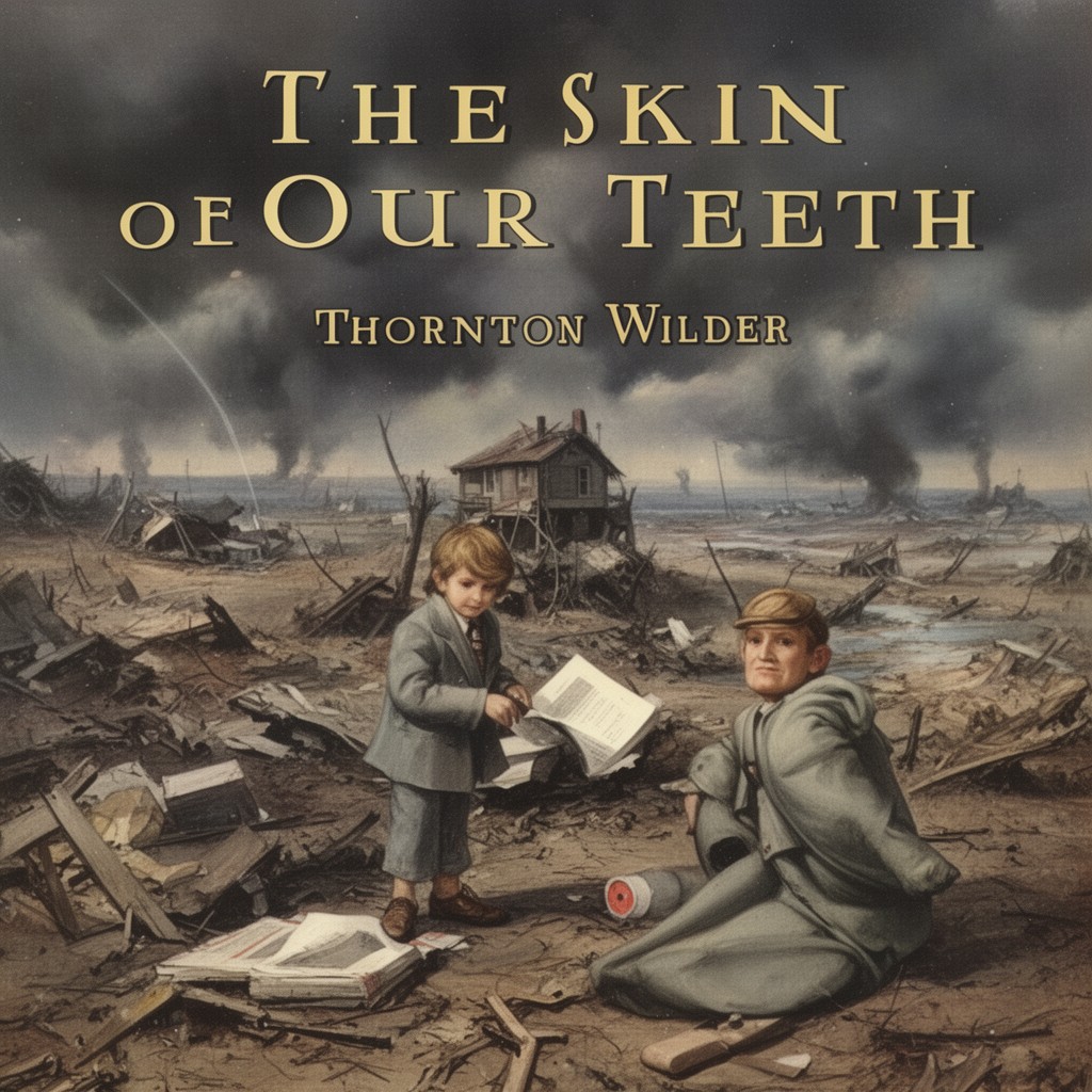 AI-generated illustration of The Skin of Our Teeth