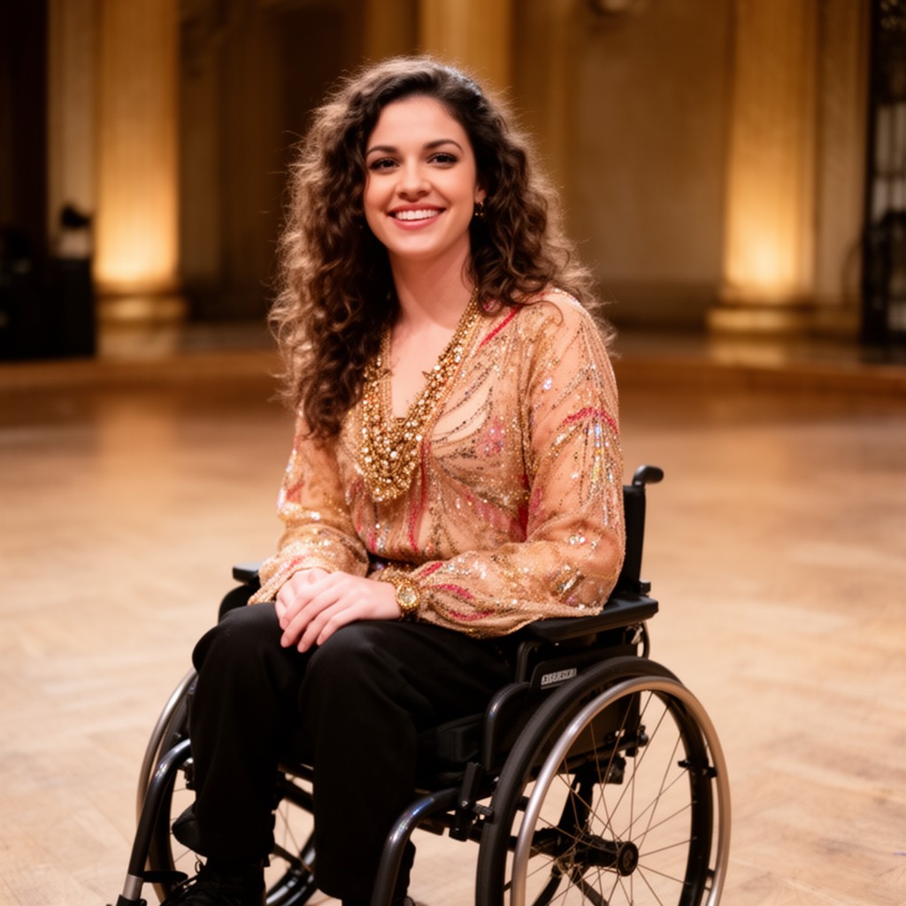 AI-generated illustration of Ali Stroker