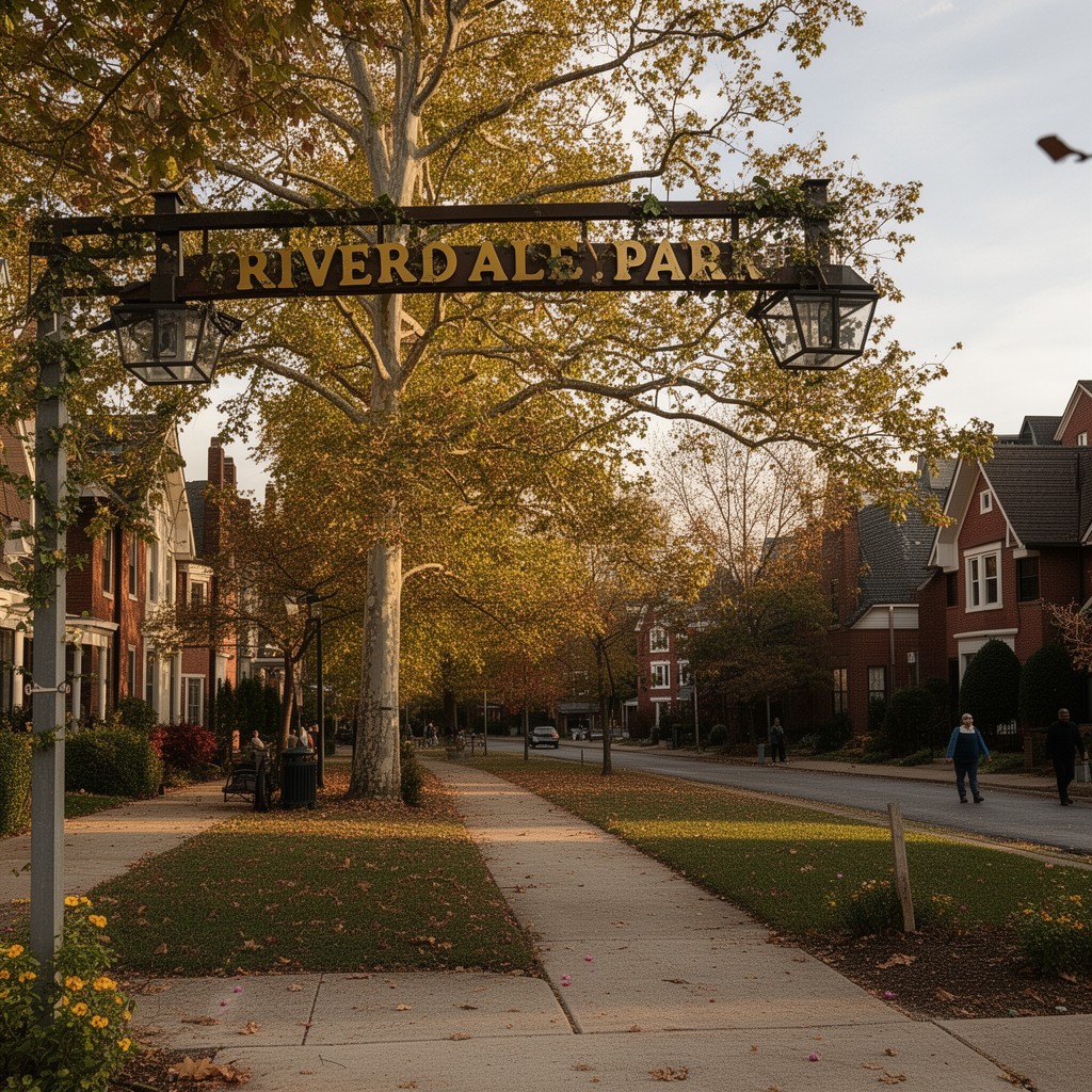 AI-generated illustration of Riverdale Park, Maryland