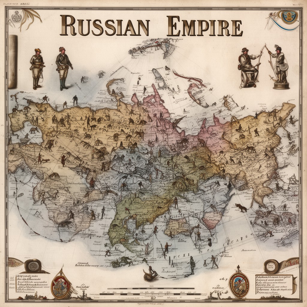 AI-generated illustration of Russian Empire