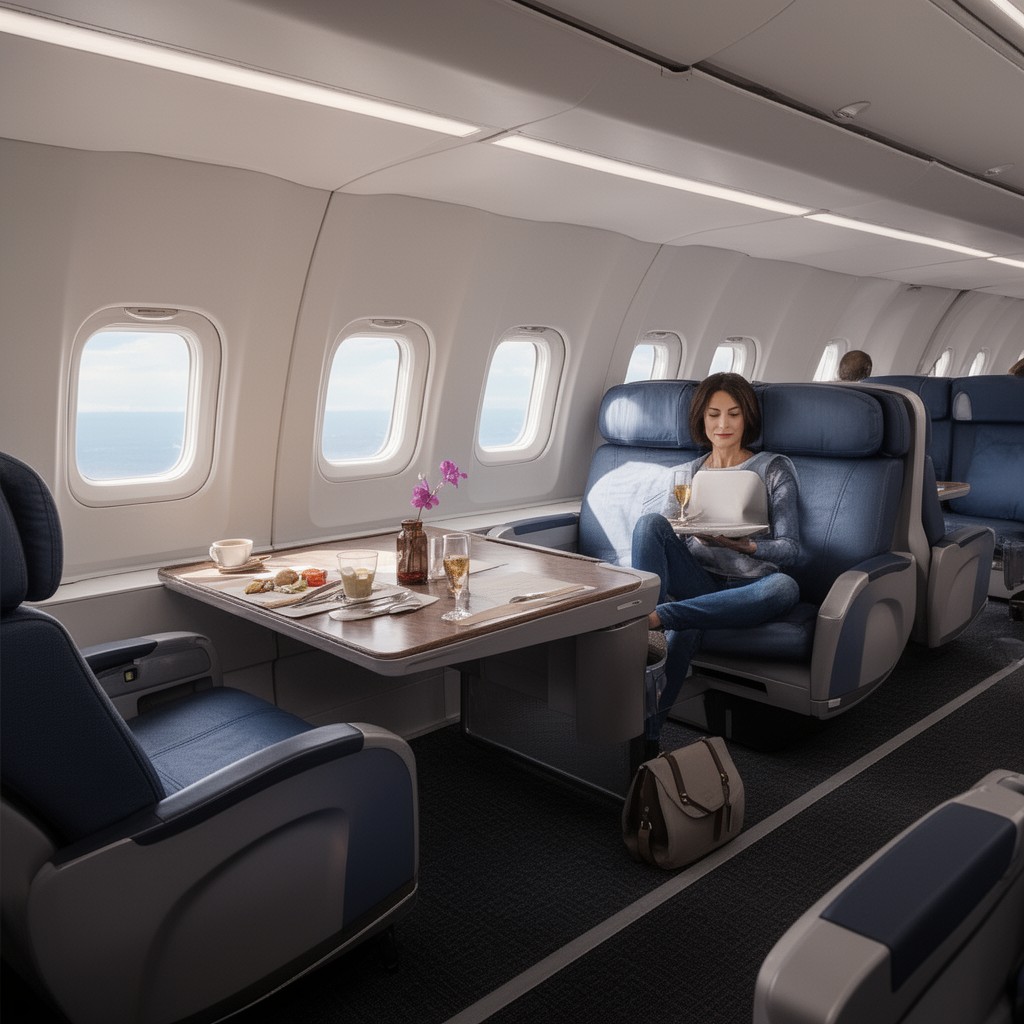 AI-generated illustration of Delta One (Delta Air Lines)