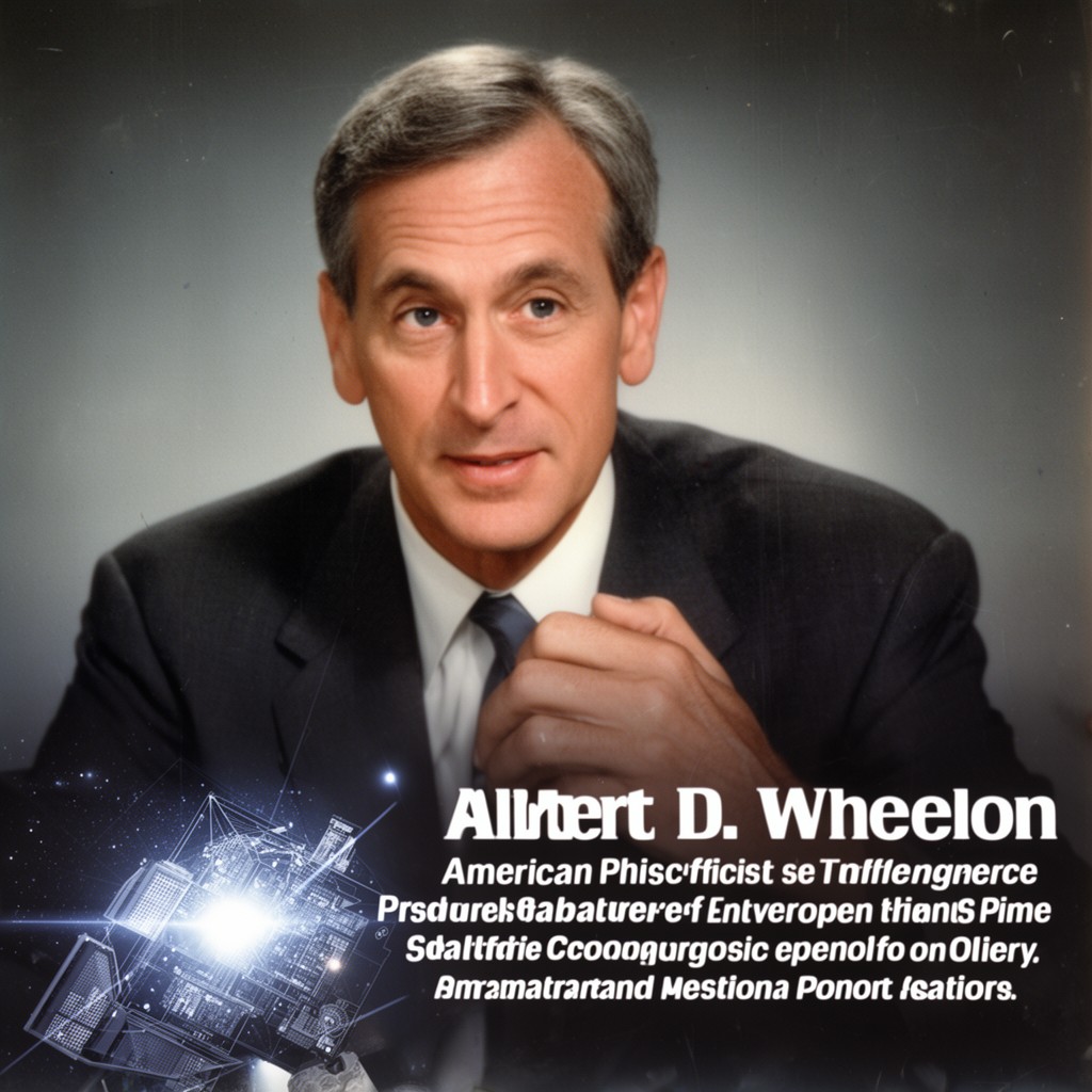 AI-generated illustration of Albert D. Wheelon