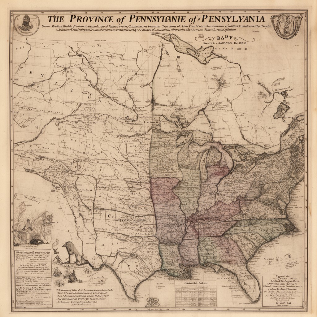 AI-generated illustration of Province of Pennsylvania