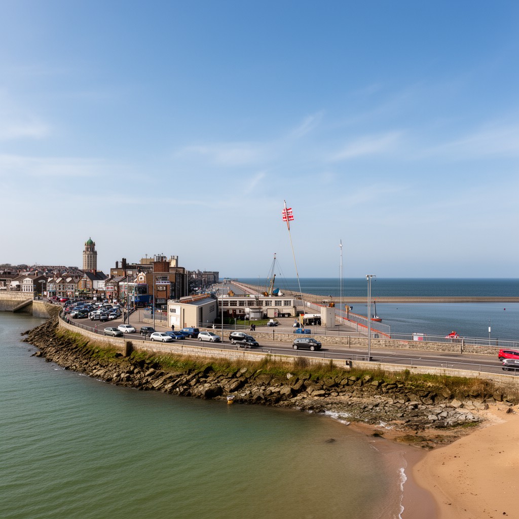 AI-generated illustration of Lowestoft