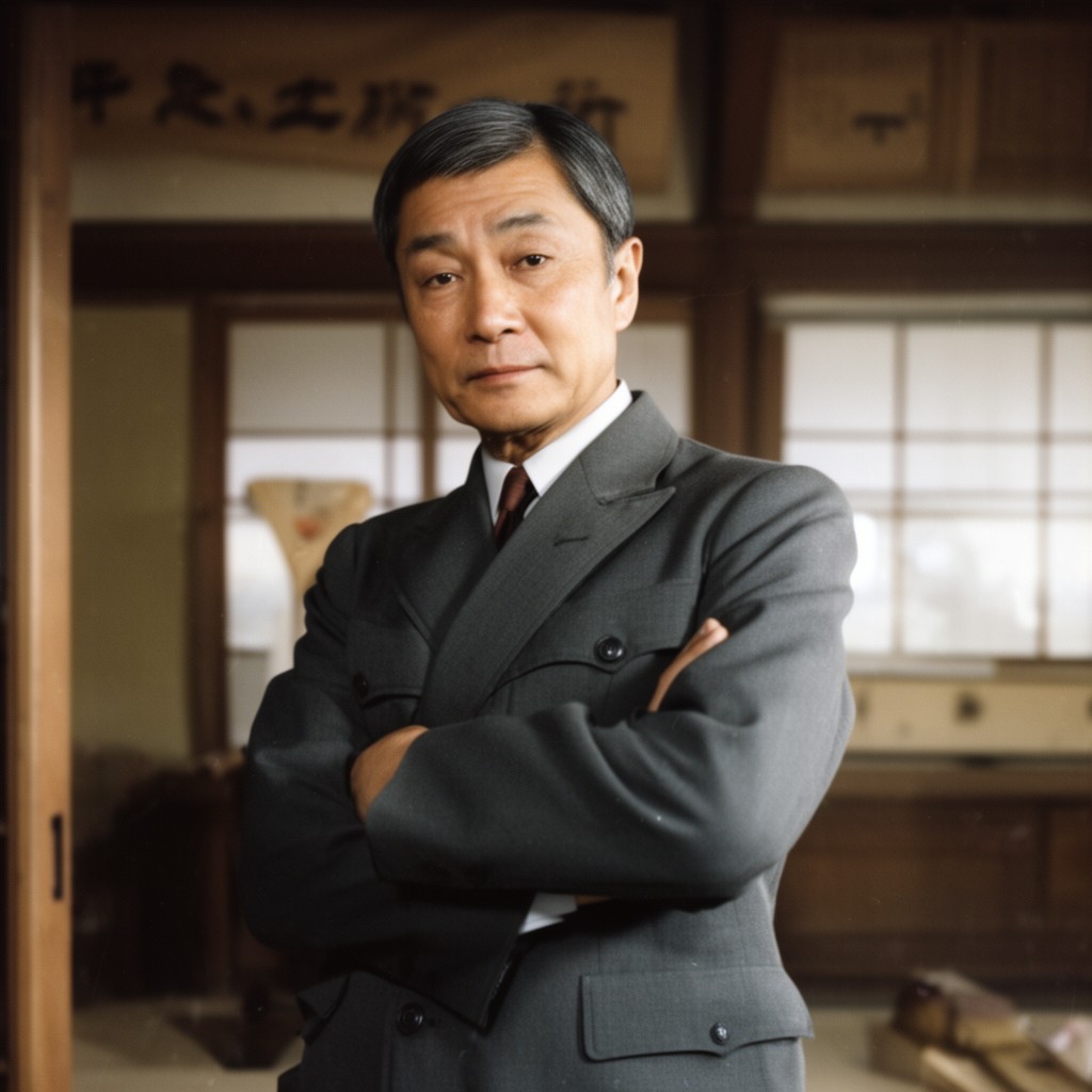 AI-generated illustration of Matsui Iwane