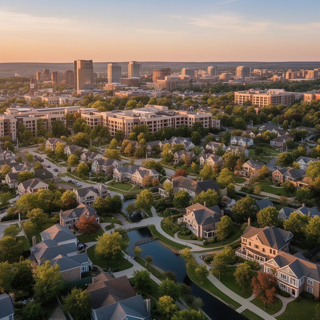 AI-generated illustration of Farmington Hills