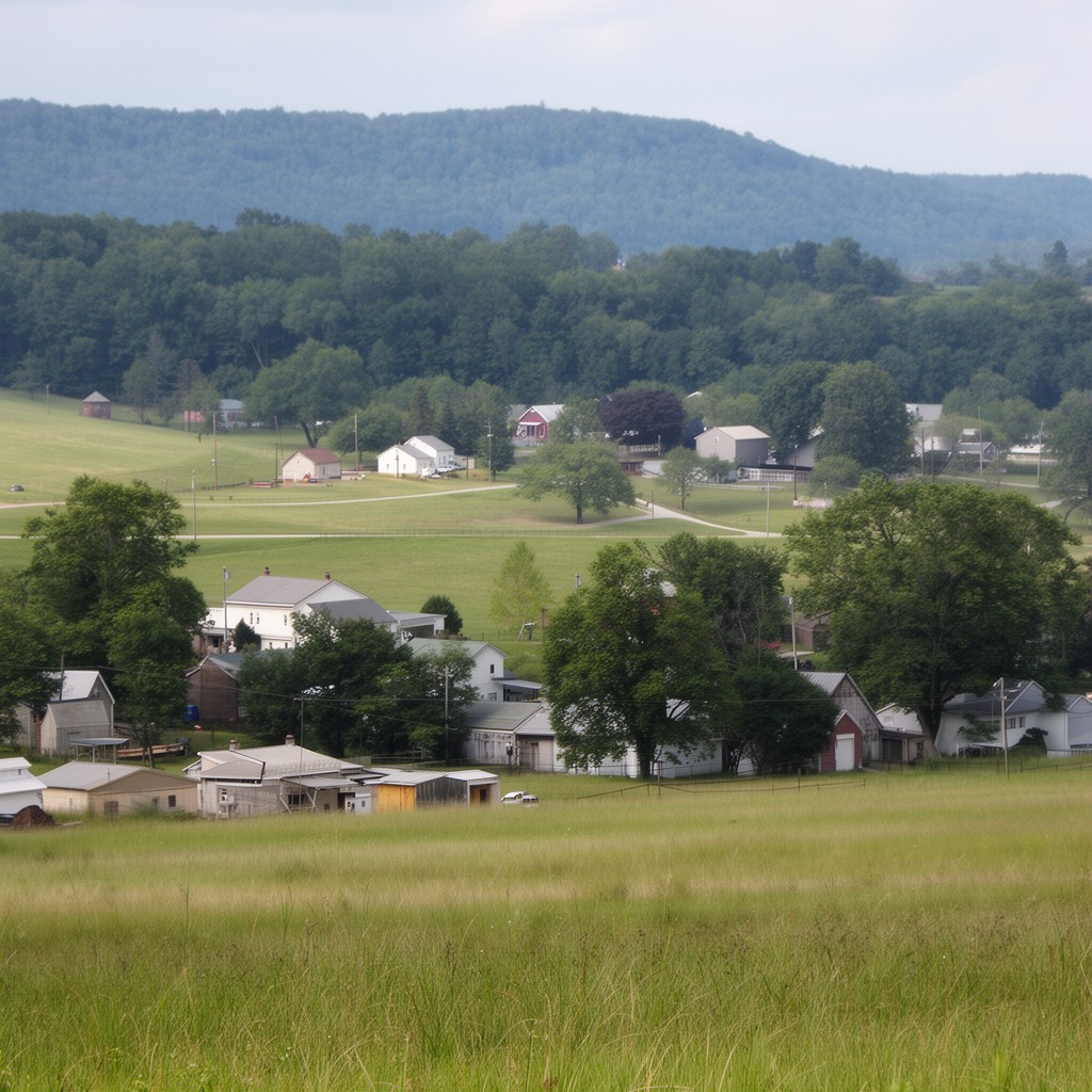 AI-generated illustration of Hart County, Kentucky