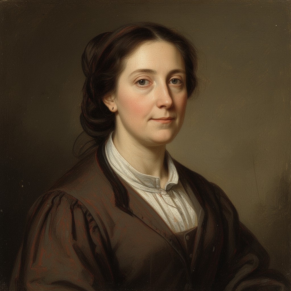 AI-generated illustration of Elizabeth Howe