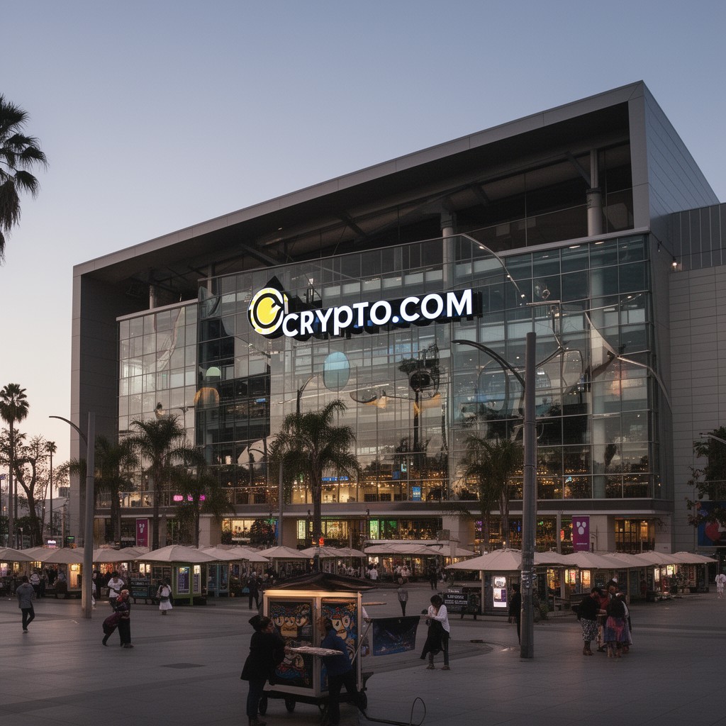 AI-generated illustration of Crypto.com Arena