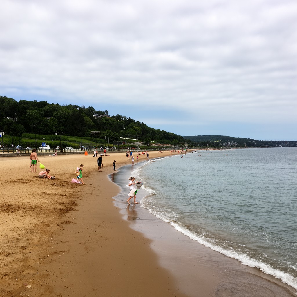 AI-generated illustration of Lynn Beach