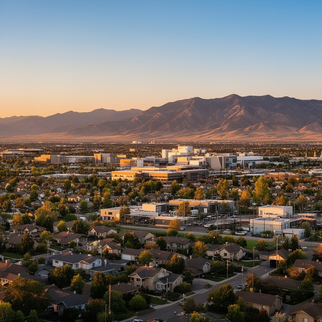 AI-generated illustration of Broomfield, Colorado, United States