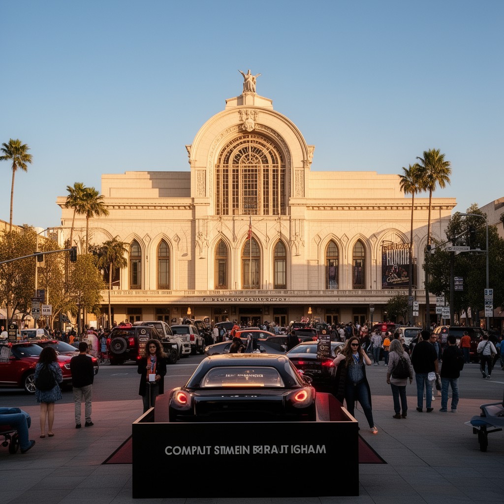 AI-generated illustration of Shrine Auditorium